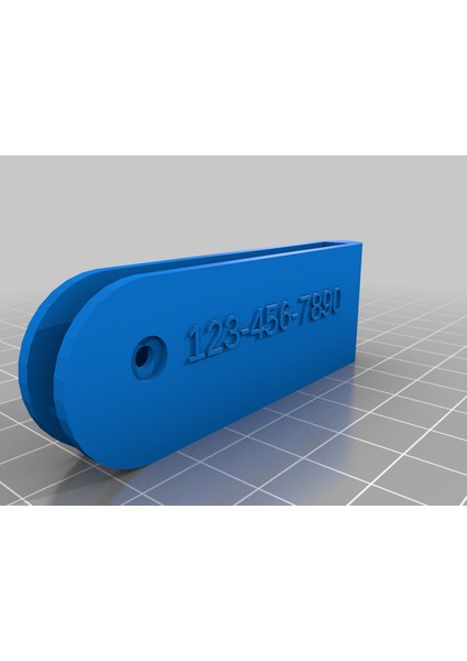 Etiketle Kompakt Anahtar Sahibi Anahtarlama (Sadece Plastik Aparattır!!!) 3D