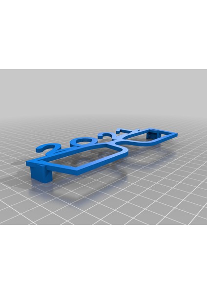 2021 Yeni Yıl Parti Gözlükleri (Sadece Plastik Aparattır!!!) 3D