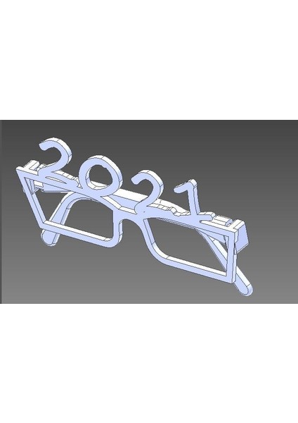 2021 Yeni Yıl Parti Gözlükleri (Sadece Plastik Aparattır!!!) 3D indirimleri