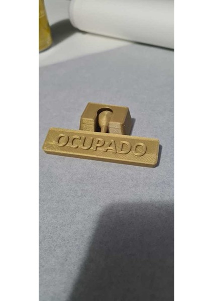 Kader (Banyo Kapısı Işareti) (Sadece Plastik Aparattır!!!) 3D