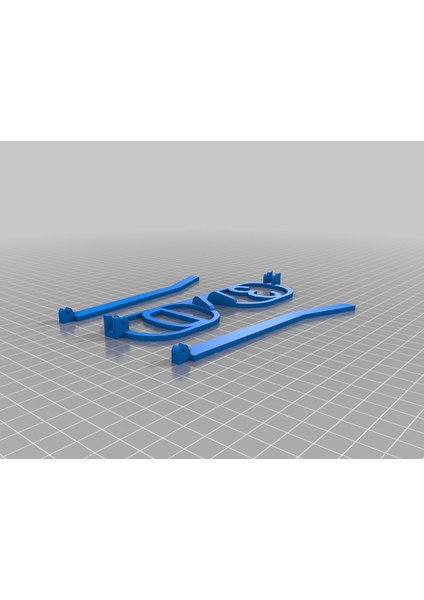 3D Özelleştirilmiş Kelime Gözlükleri (Sadece Plastik Aparattır!!!) 3D fiyatları