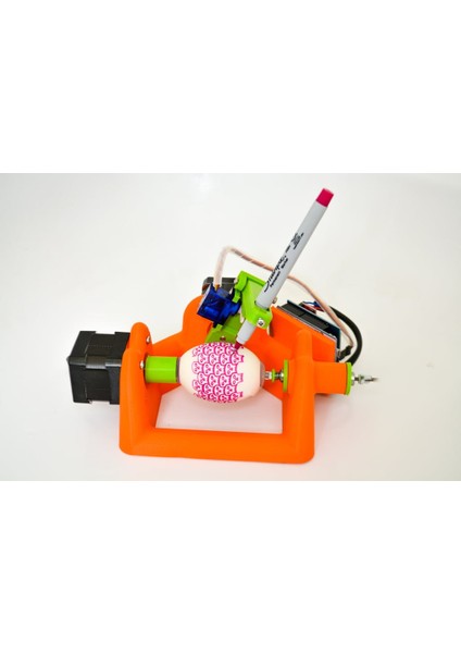 Küre-O-Bot (Eggbot Modu) Paskalya Yumurtaları + Noel Süsleri Yaratıcı (Plastik Aparattır!!!) 3D