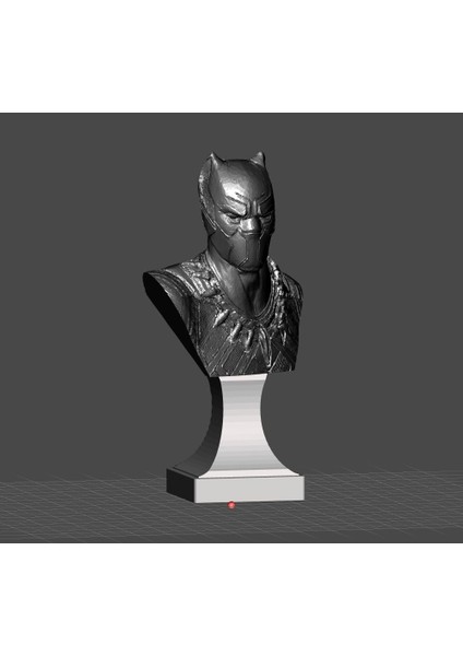 Kara Panter Büstü (Sadece Plastik Aparattır!!!) 3D modelleri