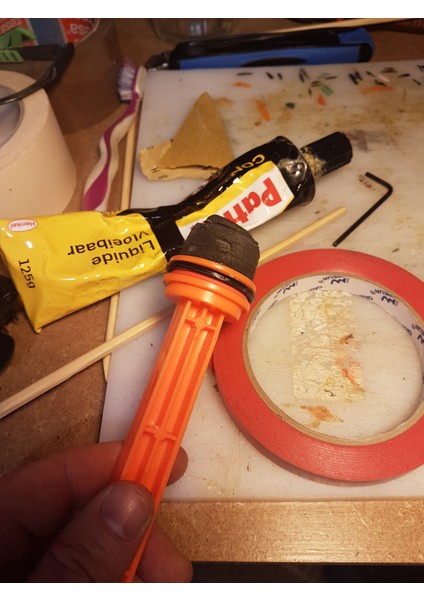 Nerf Roket Launcher Mod (Demolisher, Tristrik, Thunderblast Için) (Sadece Plastik Aparattır!!!) 3D