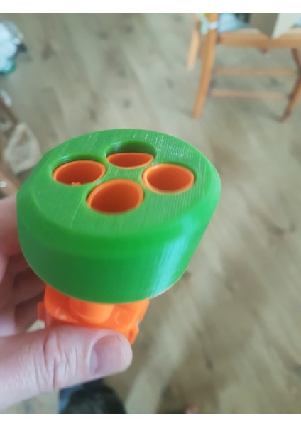 Nerf Roket Launcher Mod (Demolisher, Tristrik, Thunderblast Için) (Sadece Plastik Aparattır!!!) 3D