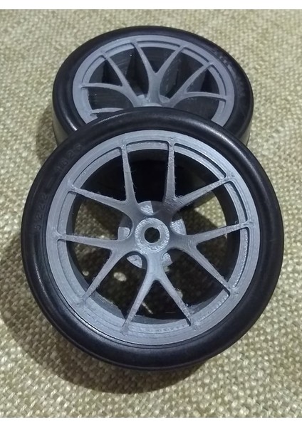 Rc 1/10 26MM Ford Gt Stil Tekerlekleri (Sadece Plastik Aparattır!!!) 3D