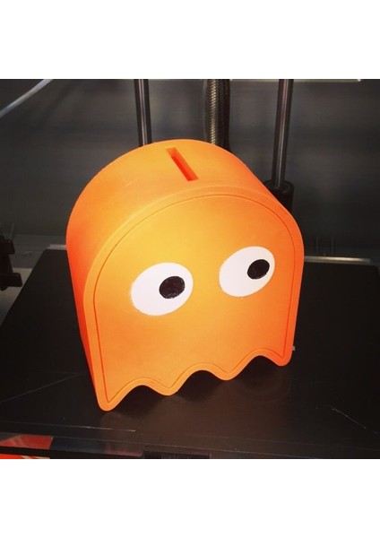 Pac-Man Hayalet Piggy Bankası (Plastik Aparattır!!!) 3D