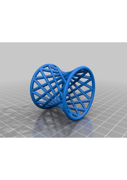 Hiperboloid Hüküm Sürdü Peçete Halkası (Sadece Plastik Aparattır!!!) 3D modelleri
