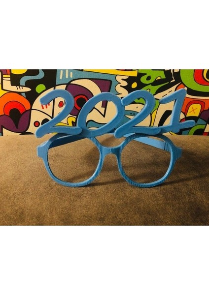 Lunettes 2021, Gözlük 2021, Mutlu Yıllar 2021, FRAM3D Tarafından (Sadece Plastik Aparattır!!!) 3D fırsatları