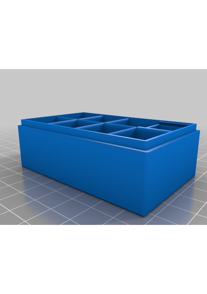 Silika Jel Bölmeli Hap Kutusu (Sadece Plastik Aparattır!!!) 3D indirimleri