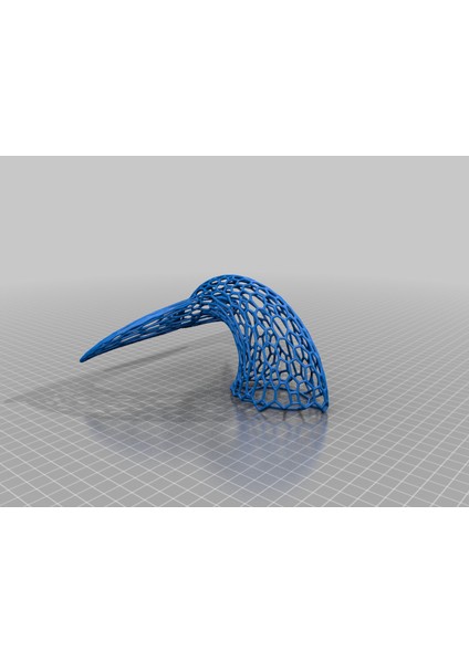 Voronoi Balina Kuyruğu (Sadece Plastik Aparattır!!!) 3D modelleri
