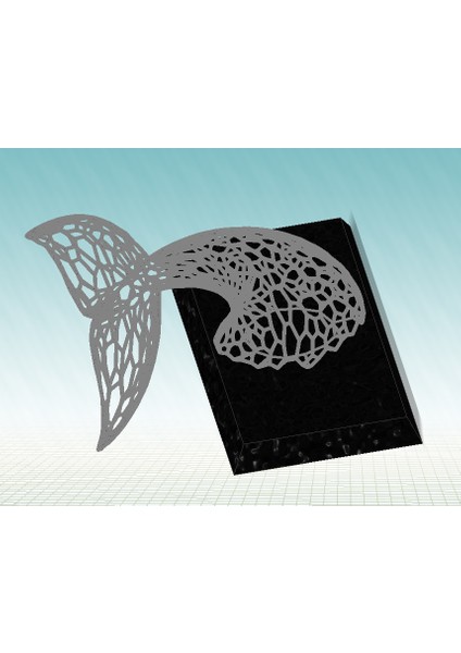 Voronoi Balina Kuyruğu (Sadece Plastik Aparattır!!!) 3D fırsatları
