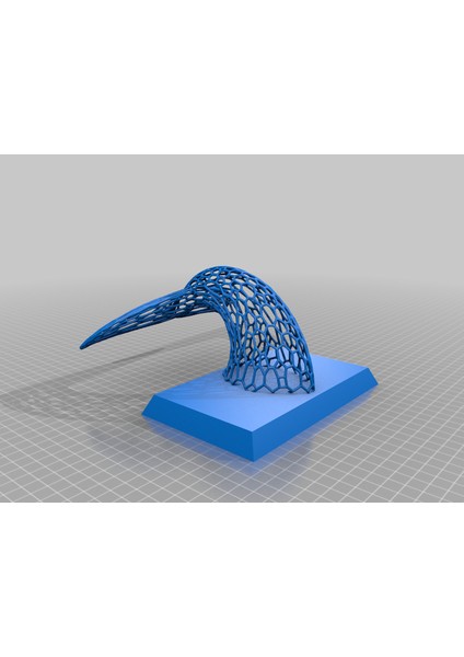Voronoi Balina Kuyruğu (Sadece Plastik Aparattır!!!) 3D indirimleri