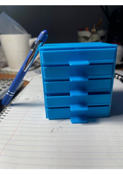 Onaltılık Desen Kenarları ile Özelleştirilebilir Çekmece Kutusu (Sadece Plastik Aparattır!!!) 3D fiyatları