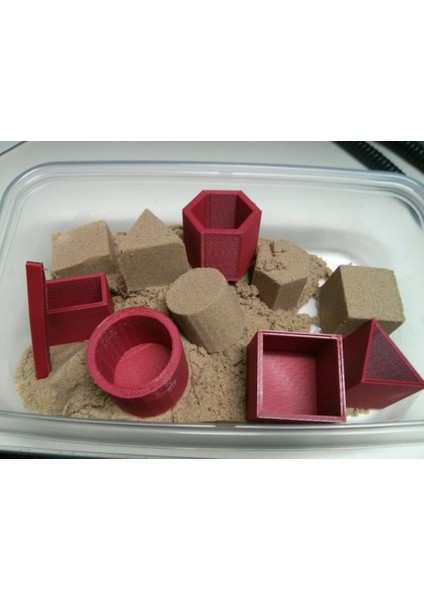 Kinetik Kum Kalıpları (Sadece Plastik Aparattır!!!) 3D