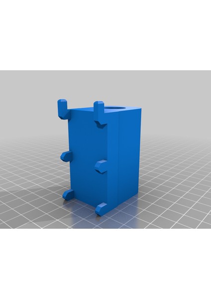 Kelepçe Lambası Için Peg Tahta Montajı (Sadece Plastik Aparattır!!!) 3D modelleri