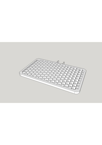 Duş Rafı 22MM Tüp (Sadece Plastik Aparattır!!!) 3D modelleri