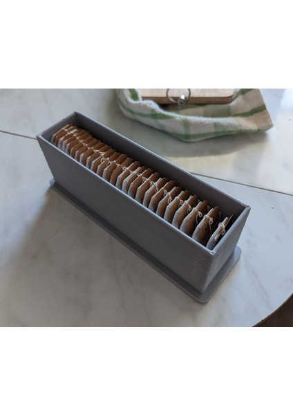Çay Poşeti Kılıfı | Çay Poşetleri Kutusu | Çay Poşetleri Için Tepsi (Konteyner 25 Adet) (Sadece Plastik Aparattır!!!) 3D modelleri