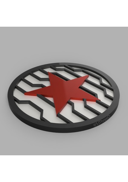 Kış Askeri - Marvel Coasters (Sadece Plastik Aparattır!!!) 3D