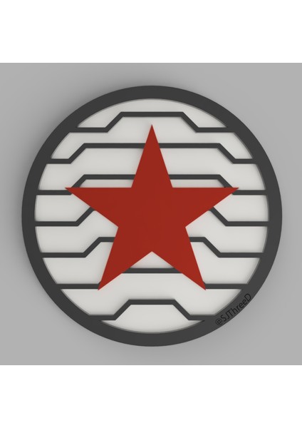 Kış Askeri - Marvel Coasters (Sadece Plastik Aparattır!!!) 3D