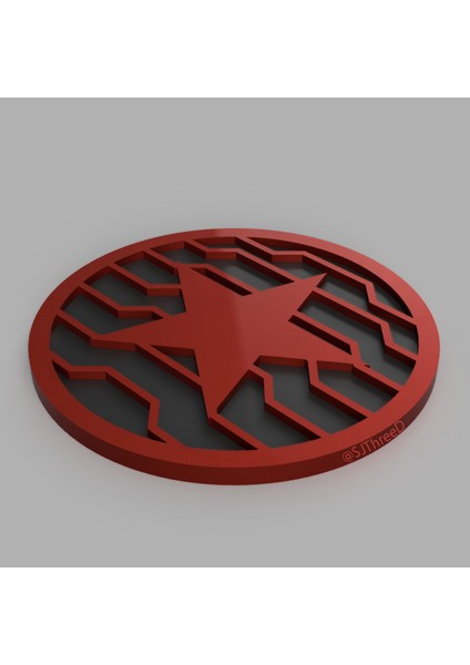 Kış Askeri - Marvel Coasters (Sadece Plastik Aparattır!!!) 3D