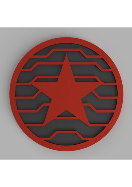 Kış Askeri - Marvel Coasters (Sadece Plastik Aparattır!!!) 3D
