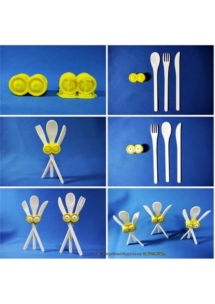 Minyonlar Gözler Seti (Sadece Plastik Aparattır!!!) 3D indirimleri