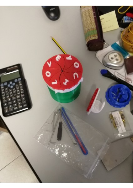 8 Yapraklı Tamamen Yazdırılabilir Iris Kutusu (Plastik Aparattır!!!) 3D fiyatları