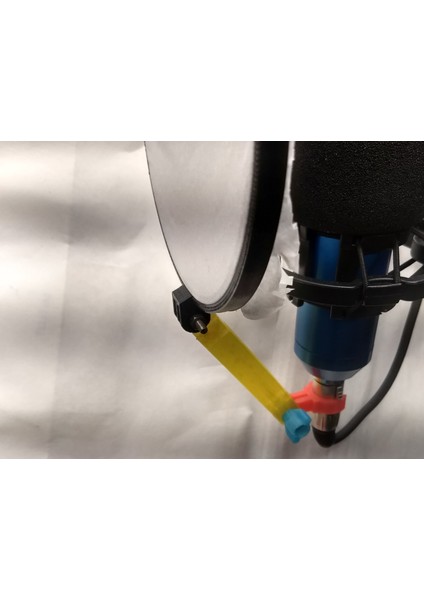 Mikrofon Pop Filtresi Için Xlr - Gopro Mount (Sadece Plastik Aparattır!!!) 3D fırsatları