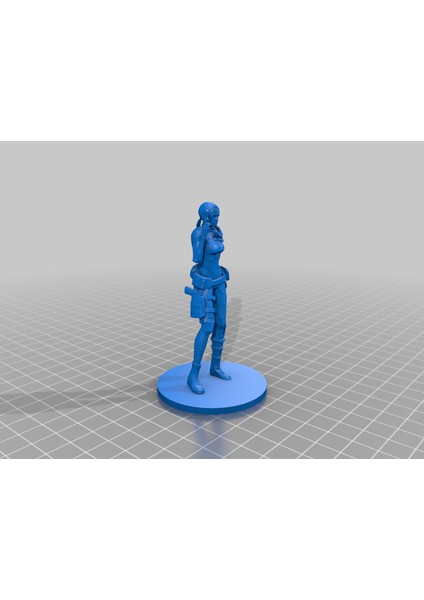 Jill Valentine Amiibo | Ölümcül Deneyin Vahiyleri (Sadece Plastik Aparattır!!!) 3D