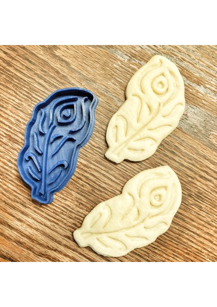 Tavus Kuşu Tüyü Kurabiye Kesici (Sadece Plastik Aparattır!!!) 3D fiyatları