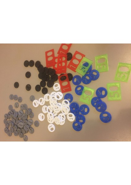 Matematik Için Madeni Para ve Faturalar (Sadece Plastik Aparattır!!!) 3D modelleri