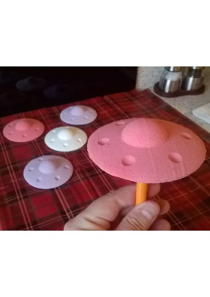 Uzaylı Uzay Gemisi Banyo Bomba Kalıbı (Sadece Plastik Aparattır!!!) 3D fiyatları
