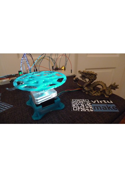 David 3d-Panner Arduino Turntable (Sadece Plastik Aparattır!!!) 3D