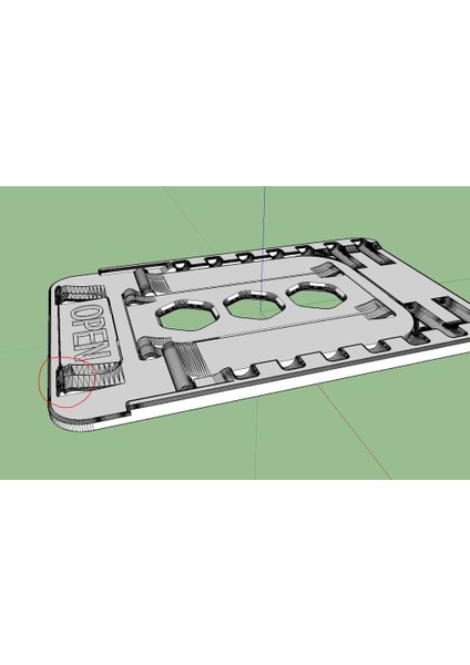 Telefon/tablet Standı - Düz Kat - Yerine Yazdırın! Küçük V3 (Sadece Plastik Aparattır!!!) 3D
