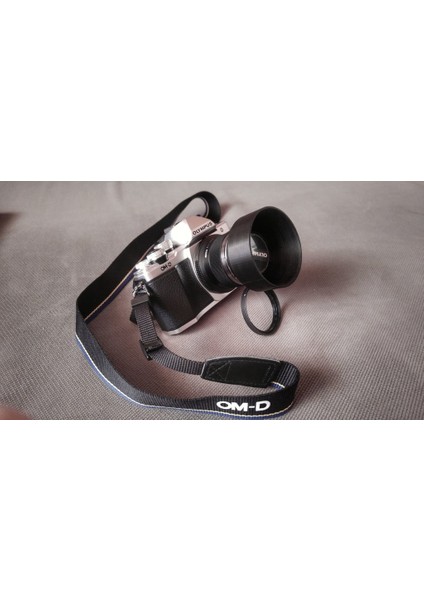 Olympus Için Lens Hood M.zuiko Digital 45MM F1.8 (Mikro Dördüncü) Süngü Montajı ile (Sadece Plastik Aparattır!!!) 3D
