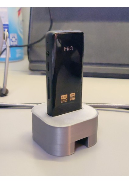 Fiio Btr5 Için Düz Bir Rıhtım (Sadece Plastik Aparattır!!!) 3D
