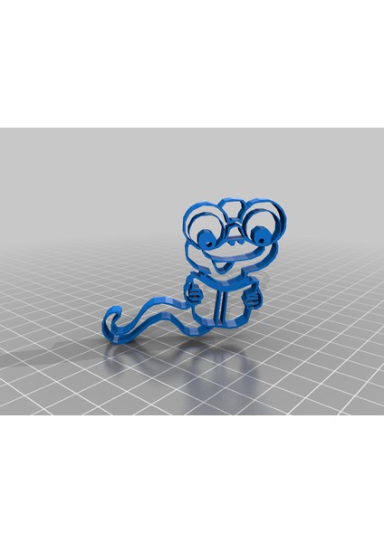 Sevimli Yılan (Sadece Plastik Aparattır!!!) 3D