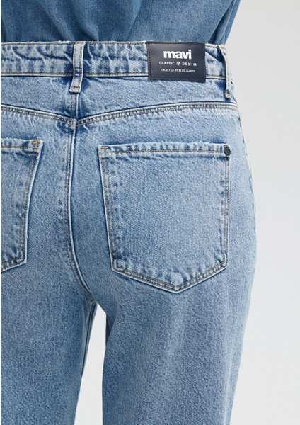 New York Classic Denim Vintage İndigo Mavisi Jean Pantolon 101441-86468