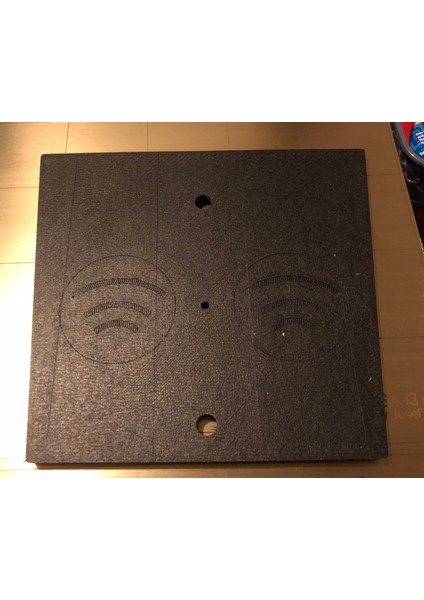 Qi Kablosuz Şarj Cihazları Için Tesla Model 3 Çift Kablosuz Şarj Pedi (Sadece Plastik Aparattır!!!) 3D indirimleri