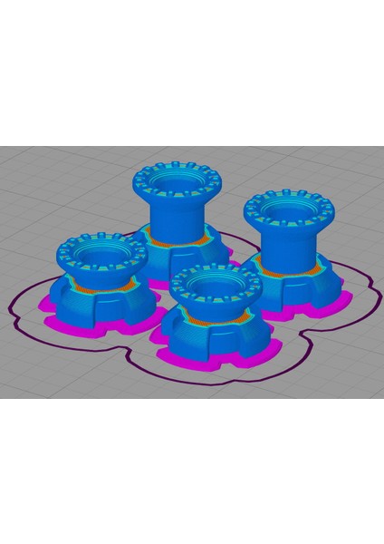 Xbox One Thumbstick Denetleyici Uzantısı (Plastik Aparattır!!!) 3D indirimleri