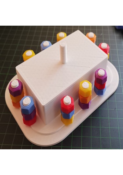 Bir Bükülme ile Noel Hediye Kartı Kutusu! Veya En Az 32 Bükülme ... (Sadece Plastik Aparattır!!!) 3D