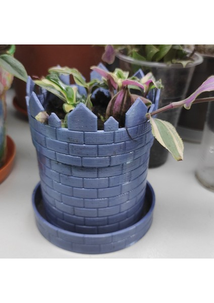 Kule Tarzında Paletli Saksı (Sadece Plastik Aparattır!!!) 3D