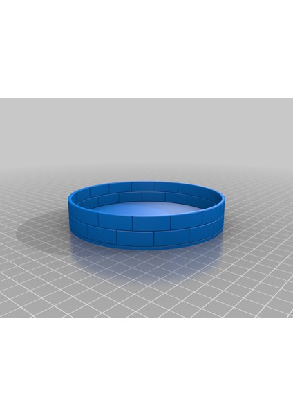 Kule Tarzında Paletli Saksı (Sadece Plastik Aparattır!!!) 3D