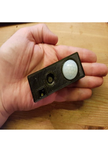 Pır SENSÖR-ESP32 Cam Muhafazası ile ESP32-CAM Muhafaza Pır Sensörü ile (Sadece Plastik Aparattır!!!) 3D