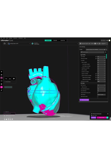 Cura 5 Için Vaporwave Teması (+ Octoprint!) (Sadece Plastik Aparattır!!!) 3D modelleri