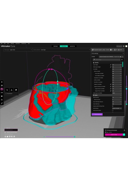 Cura 5 Için Vaporwave Teması (+ Octoprint!) (Sadece Plastik Aparattır!!!) 3D indirimleri