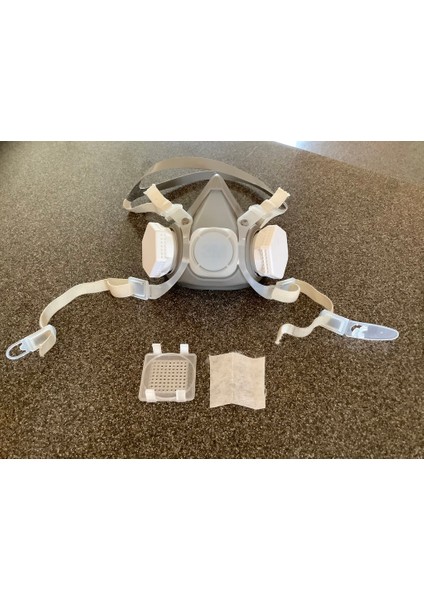 3m Solunum Maskesi Egzoz Klibi (Sadece Plastik Aparattır!!!) 3D