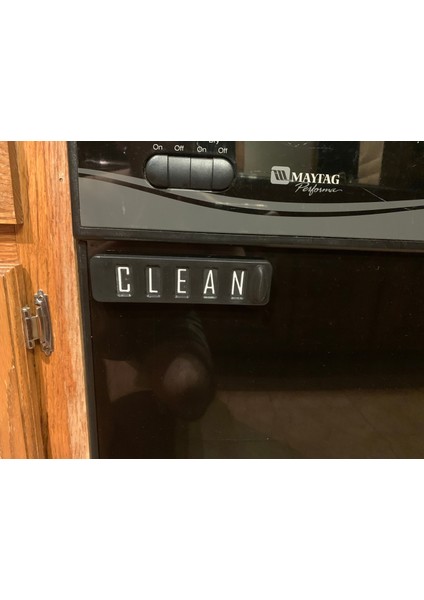 Bulaşık Makinesi Temiz / Kirli Işaret (Sadece Plastik Aparattır) 3D fiyatları