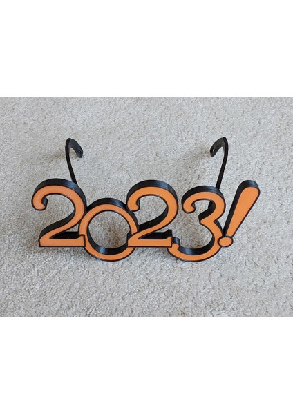 2023 Yeni Yıl Arifesi Gözlükleri (Sadece Plastik Aparattır!!!) 3D